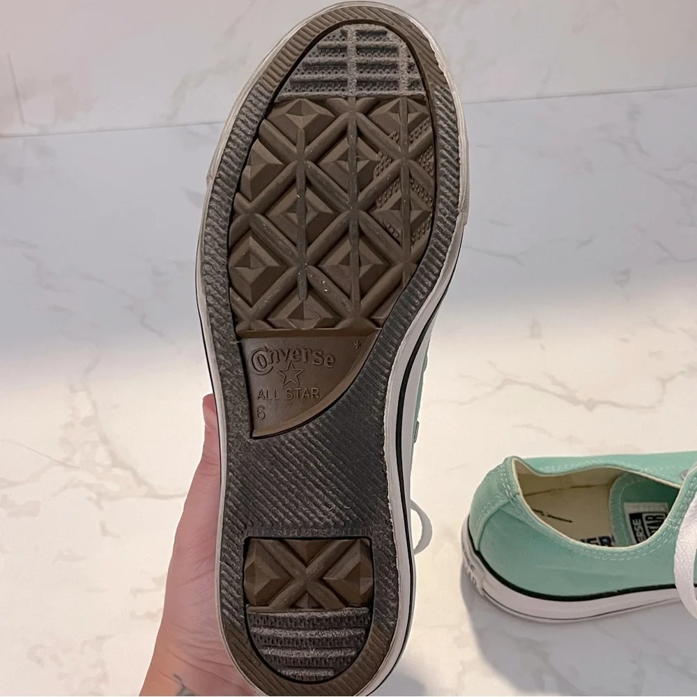Converse Chuck Taylor All Star Mint Low Top Sneakers - Picture 10 of 12
